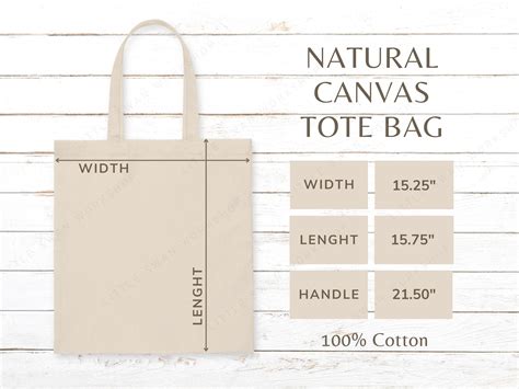 tote bag size chart Totebag ukuran blacu sablon polos tas