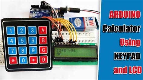 How to Make an Arduino Calculator using 4x4 Keypad and LCD - YouTube