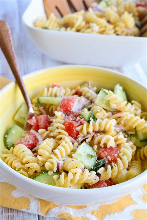 Greek Pasta Salad | Slimming Eats - Weight Watchers and Slimming World ...