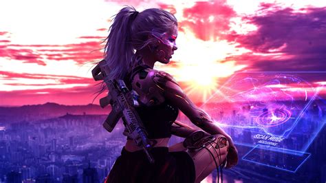 Cyberpunk Pink Girl Wallpapers - Wallpaper Cave