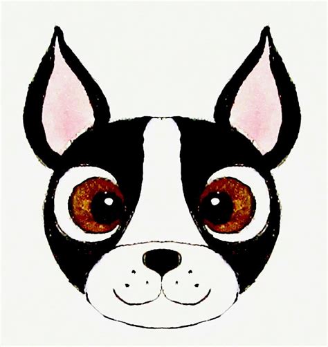 Boston Terrier cartoon Painting by Carol Blackhurst - Pixels