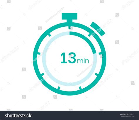 13 Minutes Timer Icon 13 Min Stock Vector (Royalty Free) 1869300181 | Shutterstock