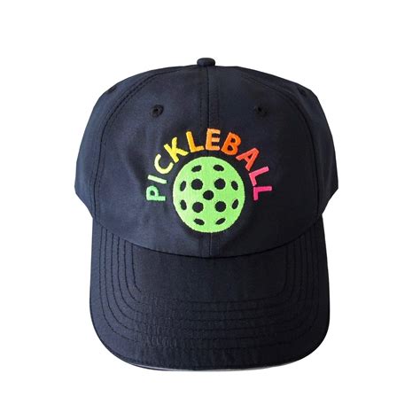 Amazon.com: NEON Pickleball Embroidered Performance Hat: Handmade