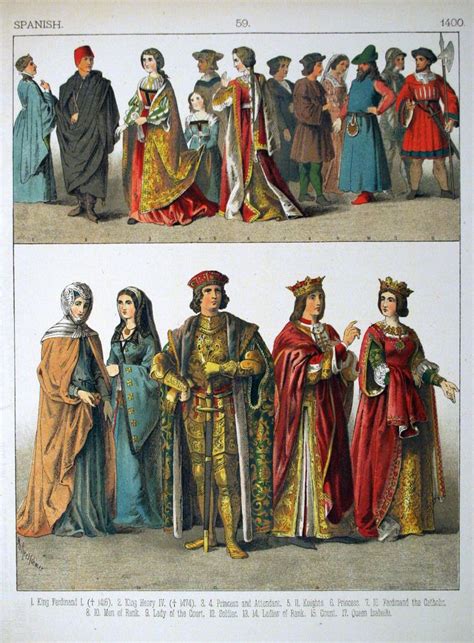 File:1400, Spanish. - 059 - Costumes of All Nations (1882).JPG | Spanish costume, Spanish dress ...