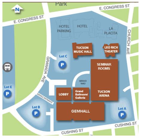 Tucson Convention Center Map