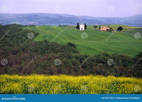 Landscape in Tuscany Italy stock image. Image of holidays - 2231787