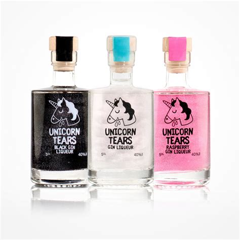 Unicorn Tears Raspberry Gin Liqueur Miniature | FIREBOX®