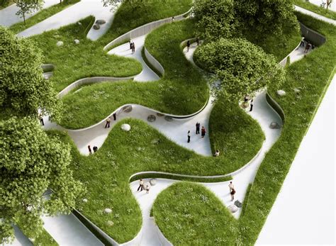 Penda Designs River-Inspired Landscape Pavilion for China’s Garden Expo | ArchDaily