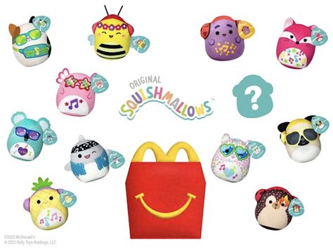 List of All McDonald's Squishmallows Happy Meal Toy Characters