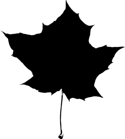 Maple Leaf Silhouette Clip Art at Clker.com - vector clip art online ...