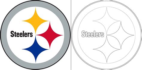 Free Steelers logo printable page with a sample. Print or download for ...