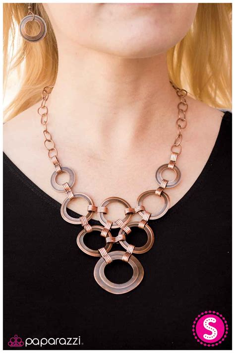 Paparazzi Accessories: Fiercely Fastened - Copper