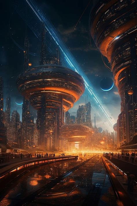 Pin by Viktoria Toga on Fantasy | Fantasy landscape, Sci fi city, Futuristic city