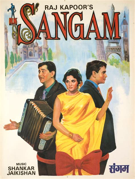 Sangam 1964 Indian Poster - Posteritati Movie Poster Gallery