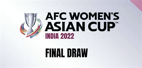 India, China placed together in AFC Women's Asian Cup 2022