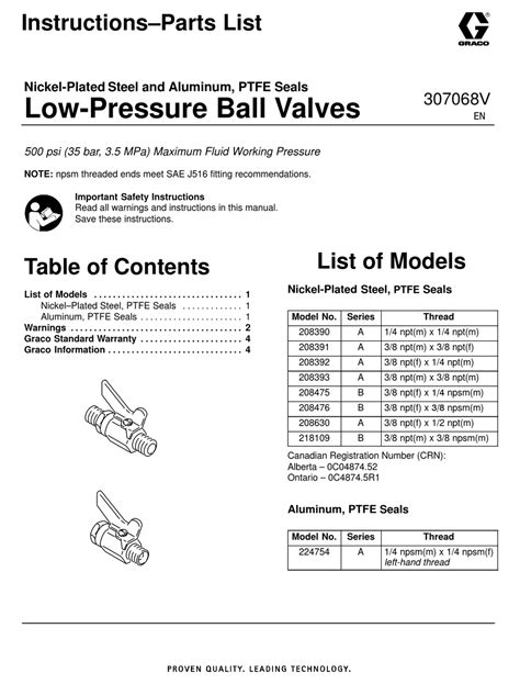 GRACO 208390 INSTRUCTIONS Pdf Download | ManualsLib