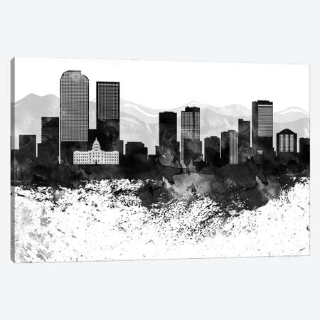 Denver Desert Skyline Canvas Artwork by WallDecorAddict | iCanvas