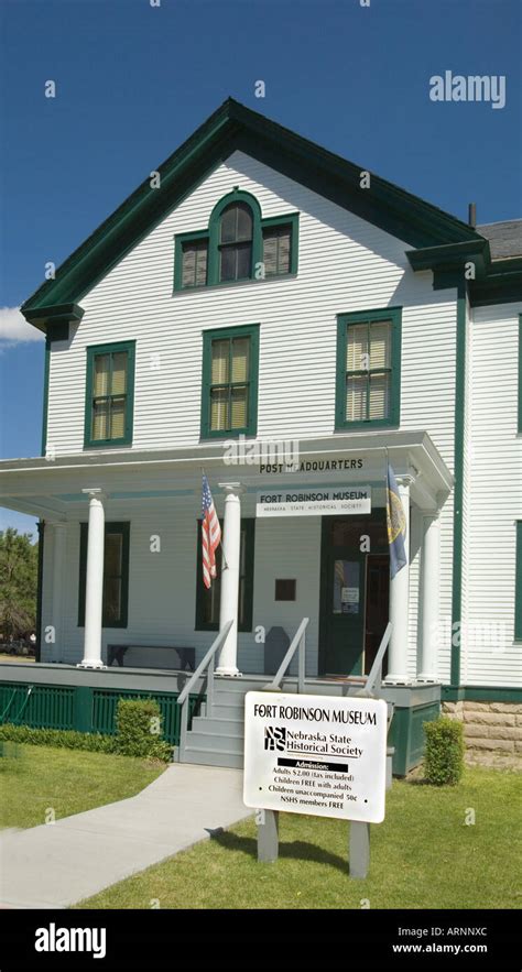 Post Headquarters and Fort Robinson Museum at Fort Robinson State Park ...