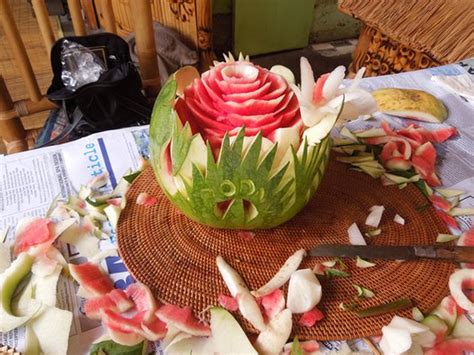 Balinese Fruit Carving Class - Wandernesia