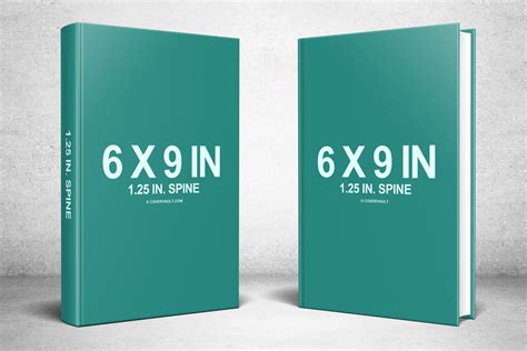 6X9 Book Cover Template