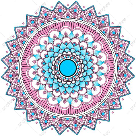 Colorful Mandala, Pink Mandala, Blue Mandala, Mandala PNG and Vector ...