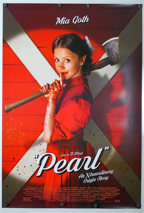 Pearl Original 2 Sided Movie Poster 27x40 - Etsy