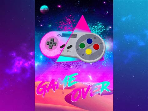 Retro Console Series - Game Over by Matthew Rudhall on Dribbble