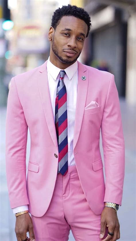 2019 Latest Hot Pink Suit Men Blazer Wedding Groom Men Suit With Pants ...