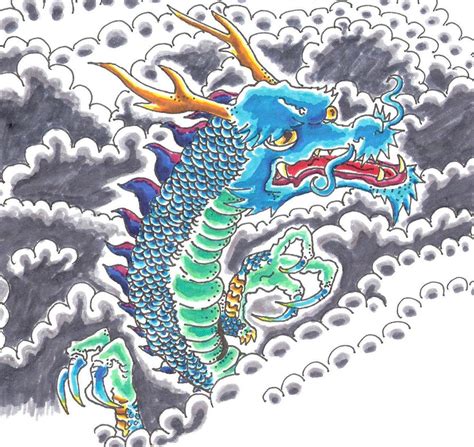 Japanese Dragon Tattoo Design by muppetfromspace on DeviantArt