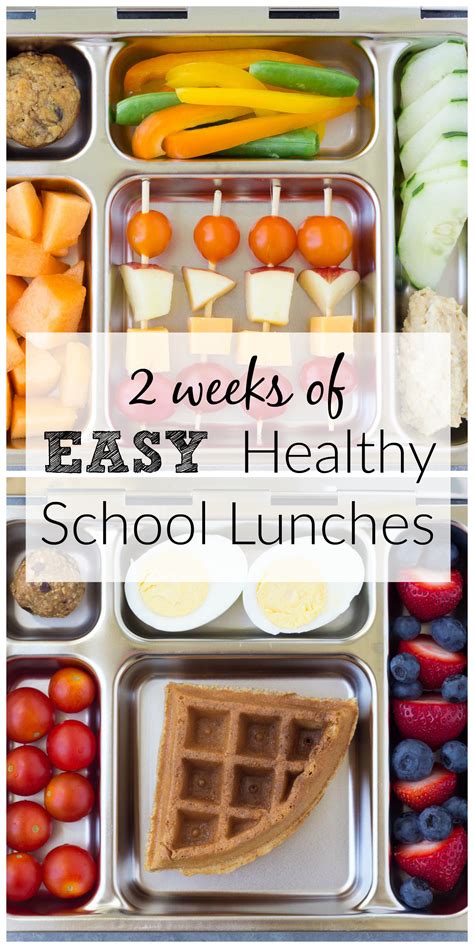 10 Healthy School Lunches for Kids - Kristine's Kitchen