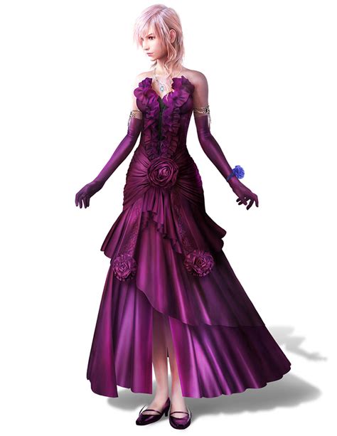 Lightning, Midnight Mauve Outfit - Characters & Art - Lightning Returns: Final Fantasy XIII