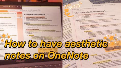 DIGITAL NOTE TAKING I How to take organized and aesthetic notes in OneNote - YouTube