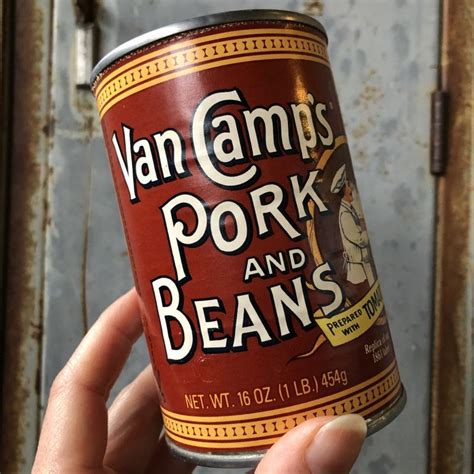 Vintage Van Camp's Pork and Beans Can (T681) - 2000toys Antique Mall