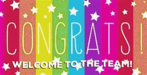 Congrats Welcome GIF - Congrats Welcome Team - Discover & Share GIFs