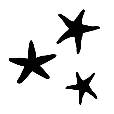 Starfish Silhouette Art 7244973 Vector Art at Vecteezy