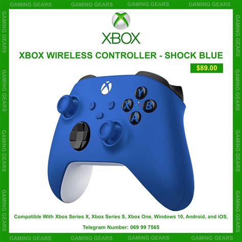 XBOX WIRELESS CONTROLLER SHOCK BLUE - Gaming Gears - Best Gaming Gears ...