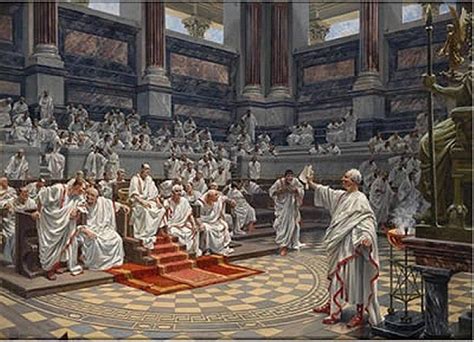 a painting of some people in white robes and red rugs on a floor with ...