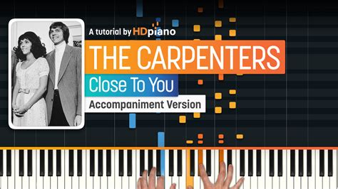 Close To You by The Carpenters Piano Tutorial | HDpiano