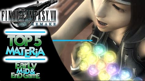 Final Fantasy 7 Remake Materia! | Top 5 Materia & Tips (FF7 Materia ...