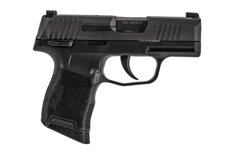 SIG Sauer P365 9mm Pistol 10rd 3.1" Barrel with Night Sights - Manual Safety - Black 365-9-BXR3-MS