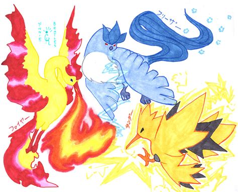 Articuno, Zapdos and Moltres - Articuno, Zapdos and Moltres Photo ...