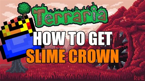 TERRARIA GUIDES - HOW TO CREATE THE SLIME CROWN & HOW TO SUMMON KING ...