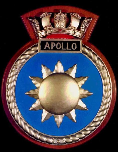 HMS Apollo | Royal navy ships, Royal navy, Crests