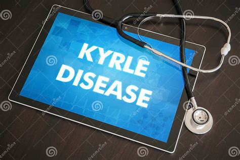 Kyrle Disease (cutaneous Disease) Diagnosis Medical Concept on T Stock Photo - Image of glands ...