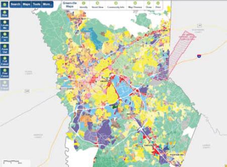 Greenville County Map – Map Of The World