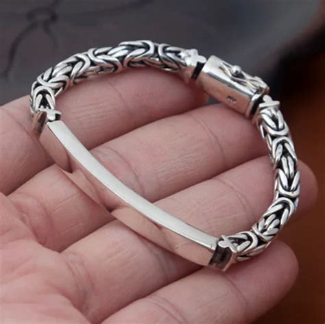 925 Sterling Silver bracelet vintage Thai silver jewelry classic ...