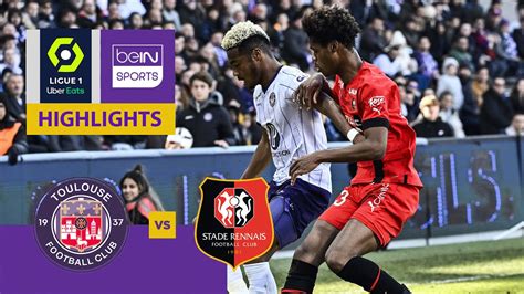 Toulouse v Rennes | Ligue 1 22/23 | Match Highlights - YouTube