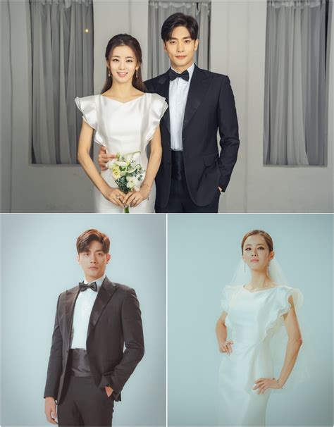 Sung Hoon And Lee Ga Ryung Pose In Wedding Photos For Upcoming Drama ...