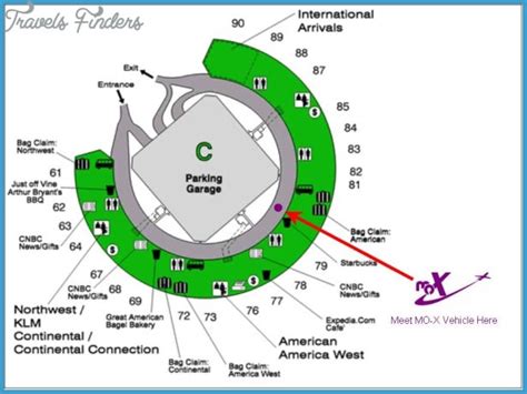 Mci Airport Terminal Map | Tourist Map Of English