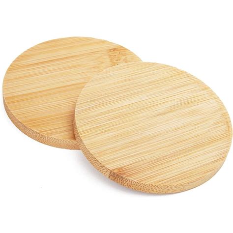 Juvale Round Bamboo Coasters Set for Drinks (12 Pack) | eBay